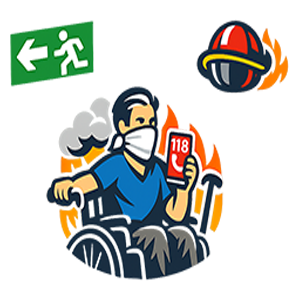 Richtig reagieren bei Brandausbruch trotz Einschr&auml;nkung