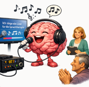 Mitsingen als Therapie: Karaoke zur Unterst&uuml;tzung bei Aphasie nach Hirnverletzung