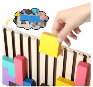 Tetris 3D Holzpuzzle