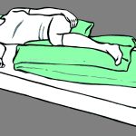 90-Grad-Lagerung nach Bobath